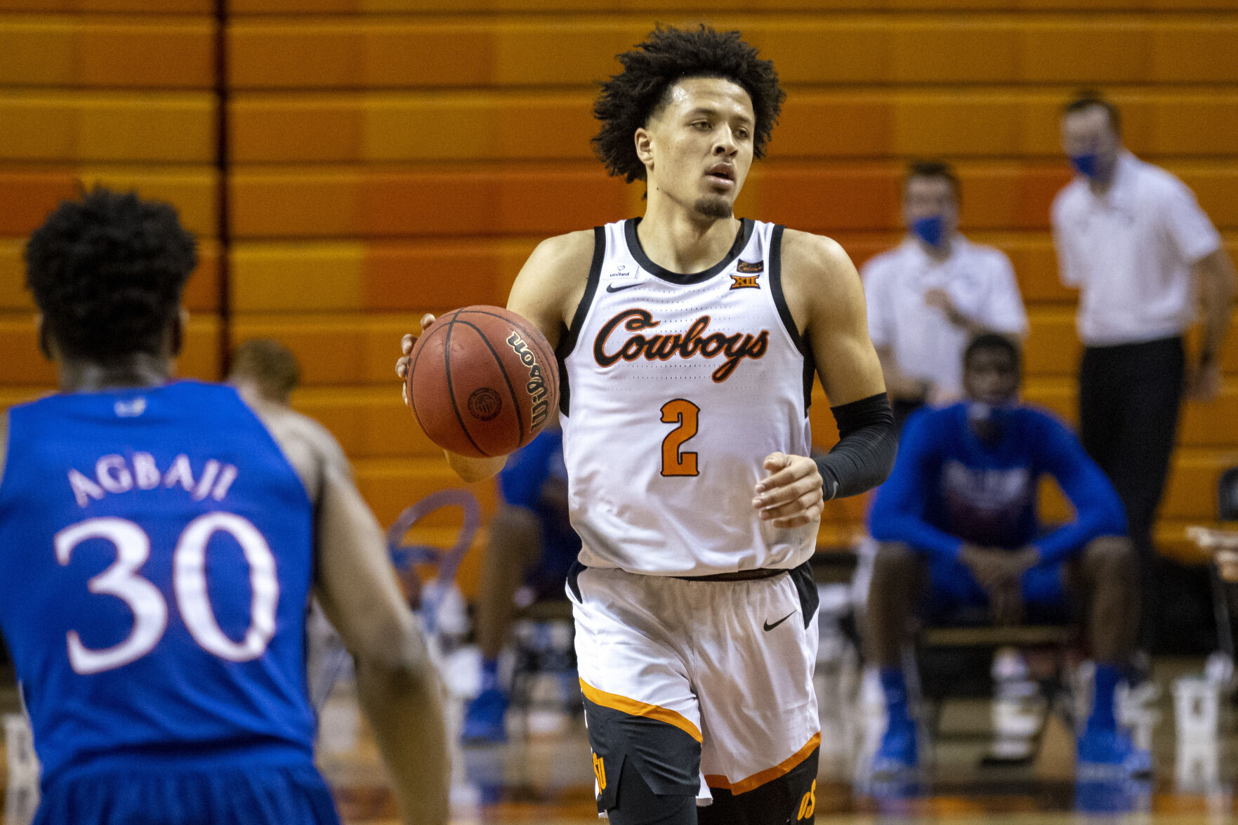 Kansas Oklahoma St Basketball